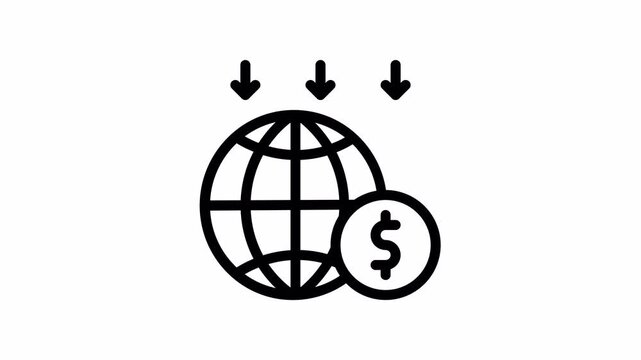 crisis animated icon - Motion Graphic Elements for Business ,Presentations and Design