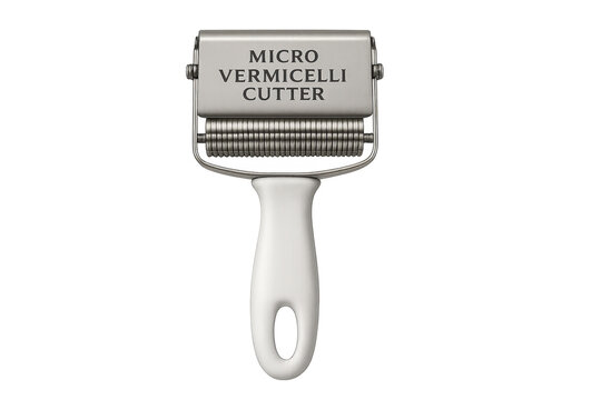 Micro vermicelli cutter producing fine strands of pasta - Powered by Adobe