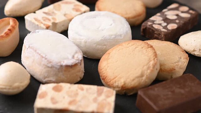 Traditional Spanish Christmas sweets assortment