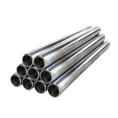 Fototapeta premium Industrial steel pipes bundle, shiny metal tubing stack, chrome cylindrical construction material for plumbing and fabrication isolated PNG with Transparent Background