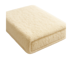 Cozy fleece mattress cover for added warmth during winter in a mountain retreat.