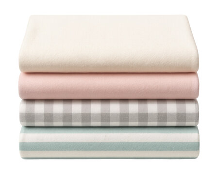 Cotton flannel receiving blankets, perfect for swaddling or nursing cover.