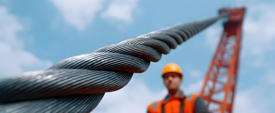 Overhead crane carefully lifting massive steel plates in a busy storage area.