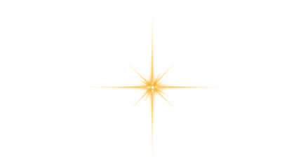 gold star on white background