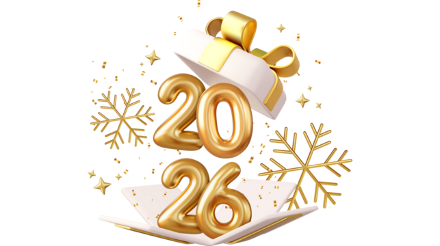 year 2026 illustration - Powered by Adobe