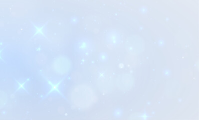 Christmas Magic Light with Golden Glitter, Shining Sparkles and Festive Particle Motion