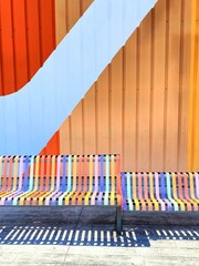 abstract background with colorful lines