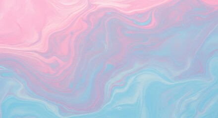 Swirling pink and blue liquid texture with subtle glitter effect background