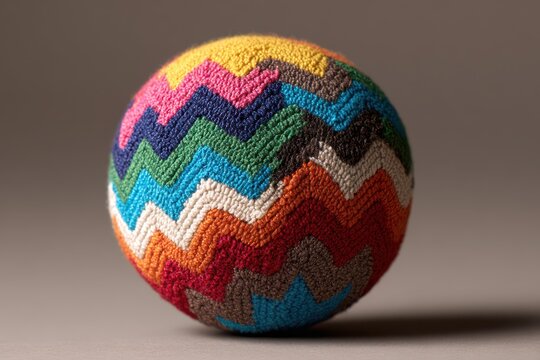 Vibrant Hacky Sack. Colorful Design for Energetic Kick-Start Fun