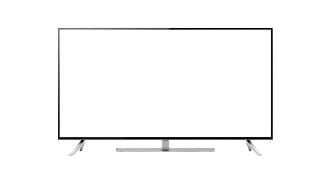 Modern Flat Screen Television Display on a Stand - High Definition Entertainment Center