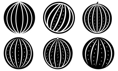 Delicious watermelons in black and white: Fresh, juicy, and irresistible summer treat! Perfect for healthy eating, vegan diets, and vibrant designs