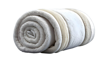 Bath Towel Rolled Isolated PNG
