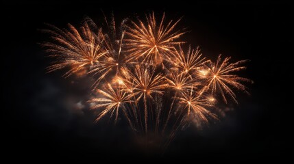 Stunning Fireworks Display: A Celebration of Light and Color Illuminating the Night Sky