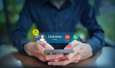 Incoming Call Alert from Unknown Number