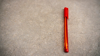 close-up of many colored pens