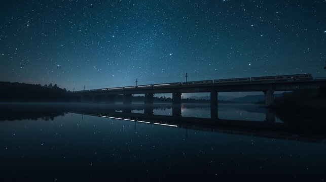 星海を駆ける夜行列車の橋路