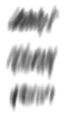 hand print on white background