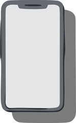 smartphone cartoon illustration