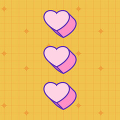 Retro memphis speech bubble. Talk bubble text, chat box, in retro style with drawing element on a color background. Sticker emoji text block in doodle balloon style