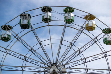 ferris wheel on a sunny day