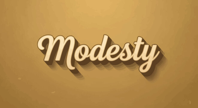 Modesty A Gentle Whisper in a World of Loud Declarations