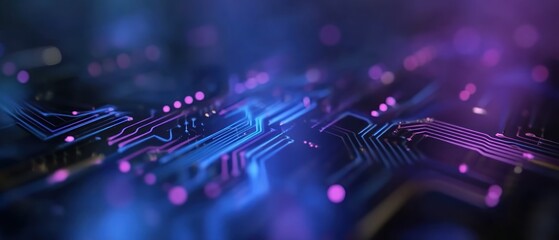 Obraz premium Circuit board futuristic design