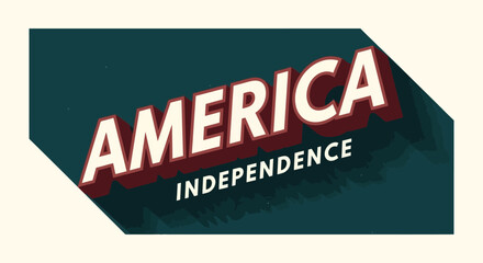 Obraz premium America Independence A patriotic design celebrating the spirit of freedom and national pride