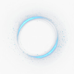 Futuristic glowing blue 3D energy sphere with smooth neon lines and radiant particles &mdash; abstract sci‑fi orb for banners, digital backgrounds, posters and tech visuals.