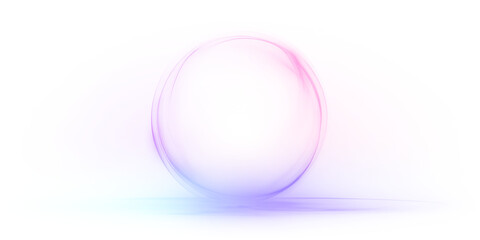 Gradient neon color sphere with holographic round shape and glowing liquid effect — abstract orb for banners, social media, flyers and vector tech illustrations.