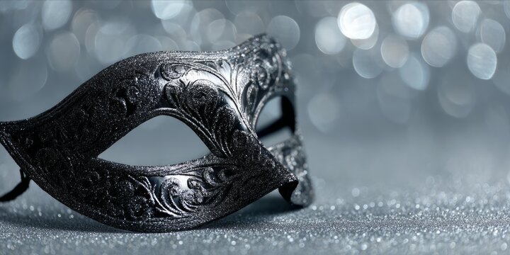 Midnight Masquerade: A Glimmering Glimpse