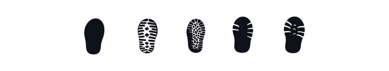 Abstract organic shapes with black and white patterns on a white background