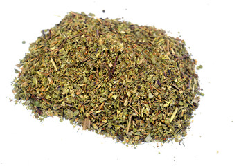 Thyme, an aromatic herb from the mint family, known for its use in cooking and traditional medicine, rich in antioxidants like thymol, People use fresh or dried thyme to flavor dishes