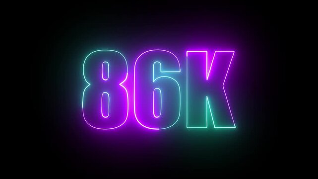 86k flowing neon line animation creating radiant streaks over a textured black background with luminous motion highlights.