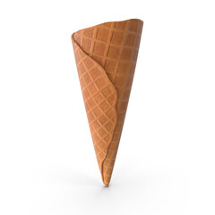 empty waffle ice cream cone PNG