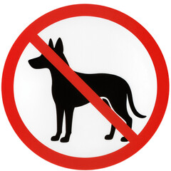 no dogs sign
