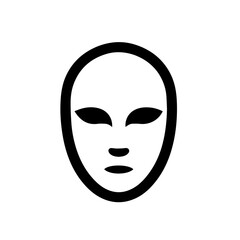 Elegant Decorative Tribal Mask Vector Illustration