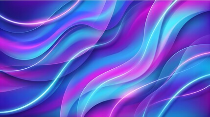 Abstract Geometric Background in Blue Tones &ndash; Futuristic Modern Design