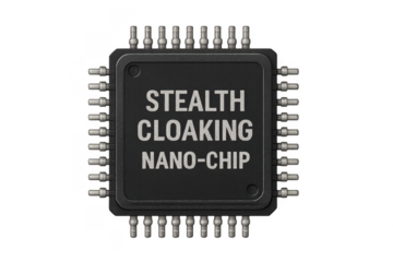 Stealth cloaking nano-chip for advanced futuristic technology