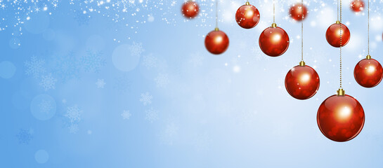 Magic Christmas Balls Banner