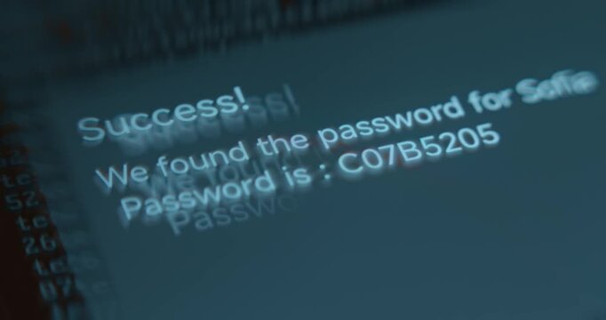 Success, hacking the password for Wi Fi network
