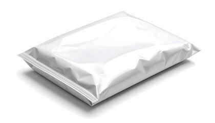 White plastic box object with a stack of blank paper sheets, isolated against a clean white background template, perfect for a business brochure design cover