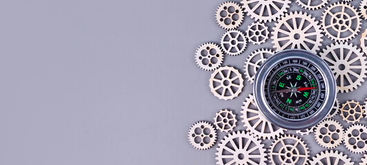 Magnetic Compass on Gears: Business Strategy, Navigation, and Direction in Complex Systems