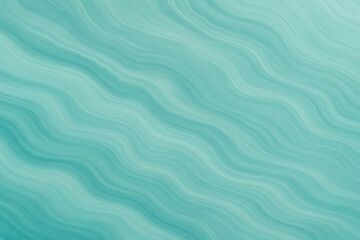 Fototapeta premium Abstract turquoise wavy painted texture