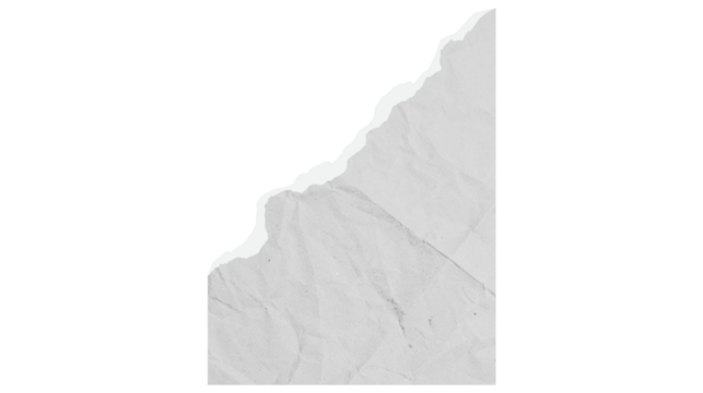 white sheet of paper on white background