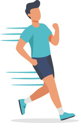 running man illustration