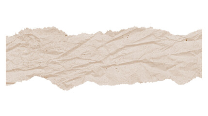 torn cardboard isolated on white