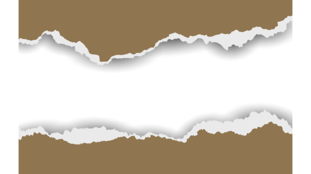 torn paper background with brown side bars