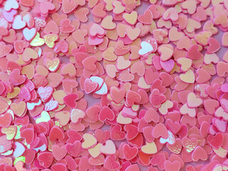 Pink beauty background blurred, shiny shimmer, minimalism, Valentine's Day,, March 8
