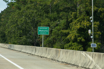 Wakula county road sign 
