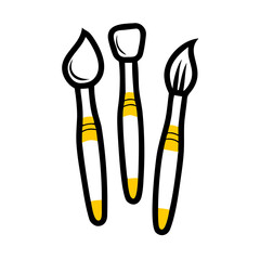 vector clip art art brush set for web and graphic design